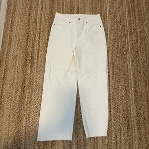 White wide leg Jean